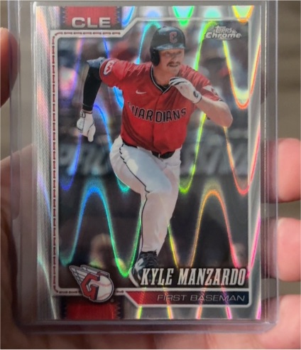 2026 Topps Chrome #117 Kyle Manzardo — front