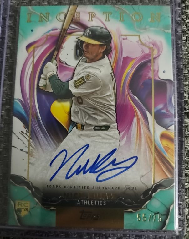 2025 Topps Inception #RESA-NKU Nick Kurtz — front