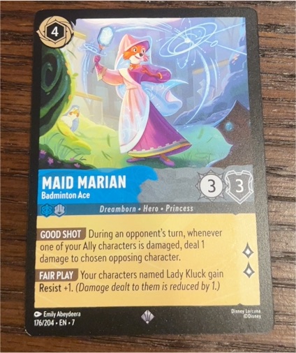 2023 Disney Lorcana Archazia's Island #176 Maid Marian — front