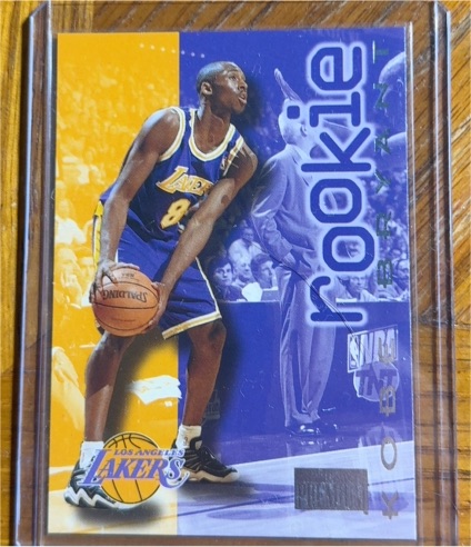 1996-97 Skybox Premium #203 Kobe Bryant Rookie Card — front