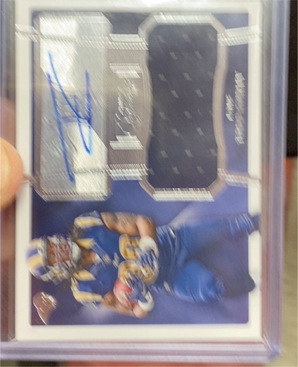 2015 Donruss Signature Series Rookie Jerseys Auto #SS-TG Todd Gurley — front
