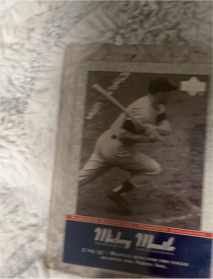 2001 Upper Deck #MM24 Mickey Mantle — front
