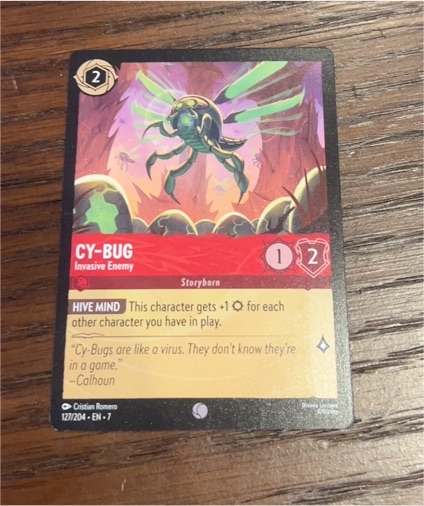 2025 Disney Lorcana #127 Cy-Bug - Invasive Enemy — front