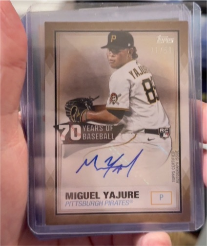 2021 Topps Series 2 #70YA-MYA Miguel Yajure — front