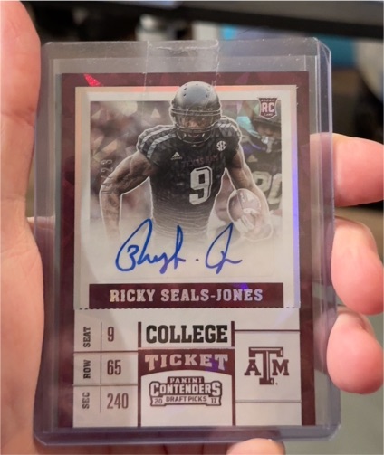 2017 Panini Contenders Draft Picks #214 Ricky Seals-Jones — front