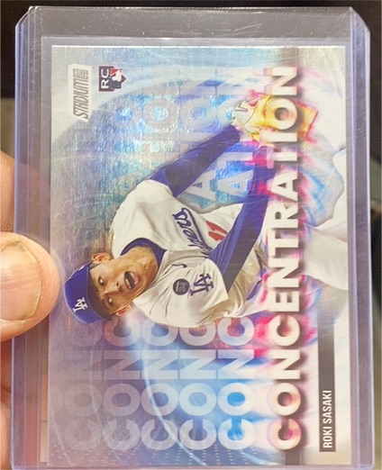 2025 Topps Stadium Club #C-7 Roki Sasaki Concentration — front