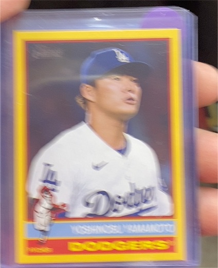 2025 Topps Heritage #172 Yoshinobu Yamamoto — front