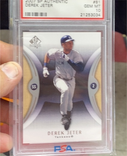 2007 Upper Deck SP Authentic #81 Derek Jeter — front