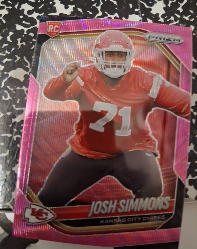 2025 Panini Prizm #337 Josh Simmons — front