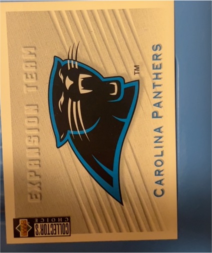 1994 Upper Deck Collector's Choice #379 Carolina Panthers Expansion Team — front