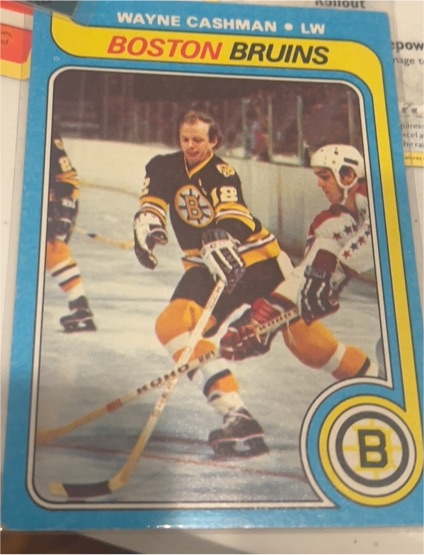 1979 Topps Hockey #79 Wayne Cashman — front