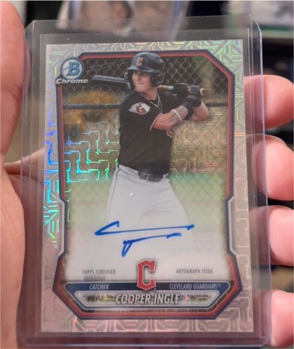 2026 Bowman Chrome #BMA-CI Cooper Ingle — front