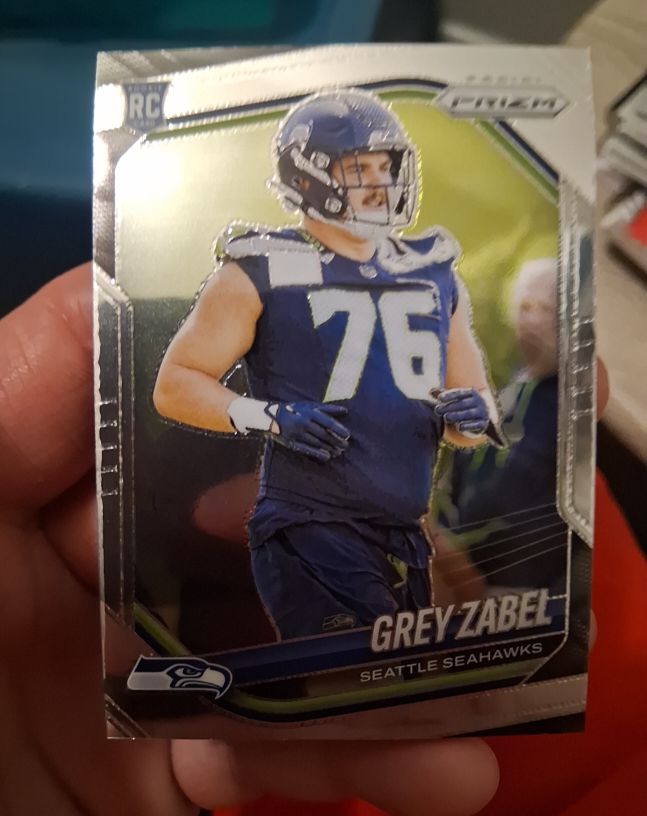 2025 Panini Prizm #387 Grey Zabel — front