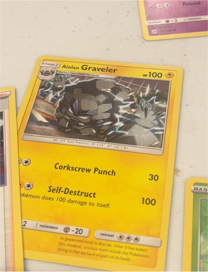 2017 Pokémon TCG #33 Alolan Graveler — front
