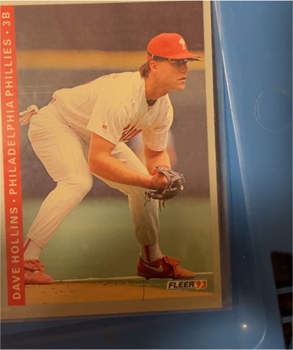 1993 Fleer #491 Dave Hollins — front