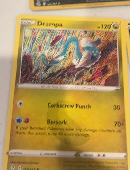 2022 Pokémon #14 Drampa McDonald's Promo — front