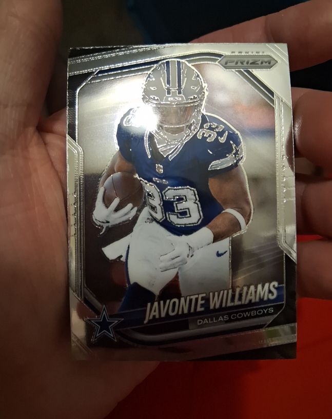 2025 Panini Prizm #1 Javonte Williams — front
