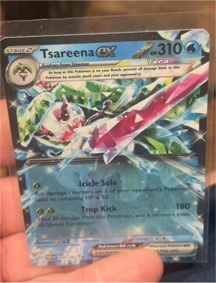 2023 Pokémon Tsareena ex #046/182 Paradox Rift — front