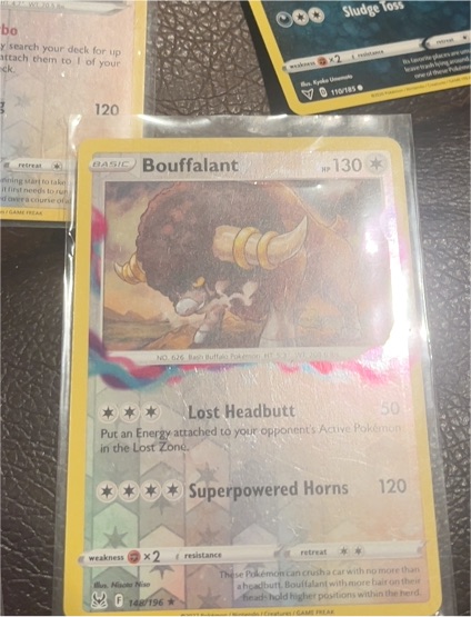 2022 Pokémon SWSH11 #148 Bouffalant — front