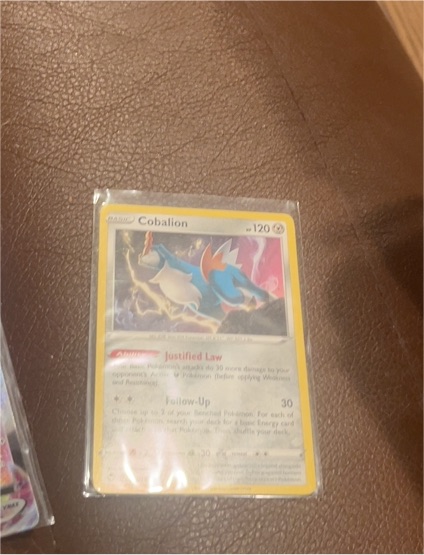 2022 Pokémon SWSH #126 Cobalion — front