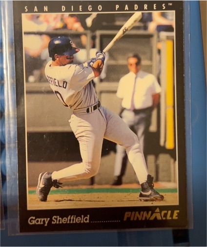 1993 Pinnacle #1 Gary Sheffield — front