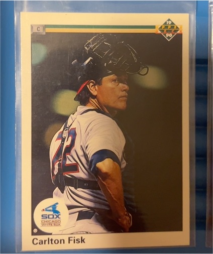 1990 Upper Deck #367 Carlton Fisk — front