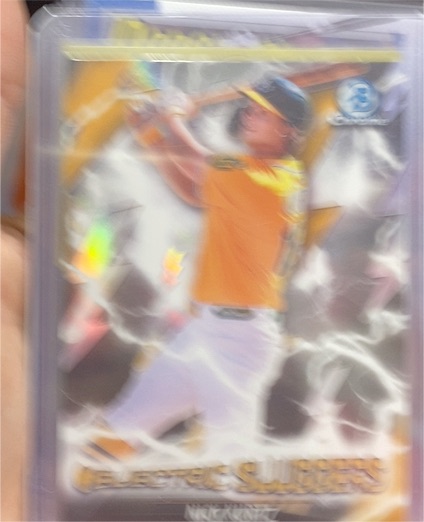 2026 Bowman Chrome Electric Sluggers #ES-22 Nick Kurtz — front