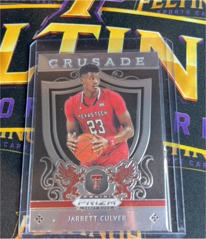 2019 Panini Prizm Draft Picks Crusade #83 Jarrett Culver — front