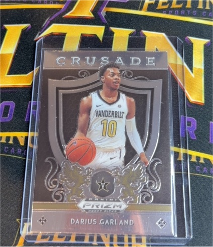 2019-20 Panini Prizm Draft Picks Crusade #23 Darius Garland — front