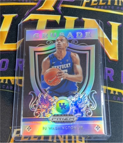 2019 Panini Prizm Draft Picks Crusade #95 PJ Washington Jr — front