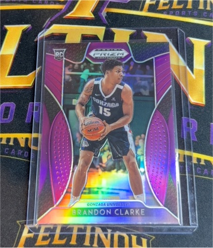 2019-20 Panini Prizm Draft Picks #86 Brandon Clarke Rookie — front