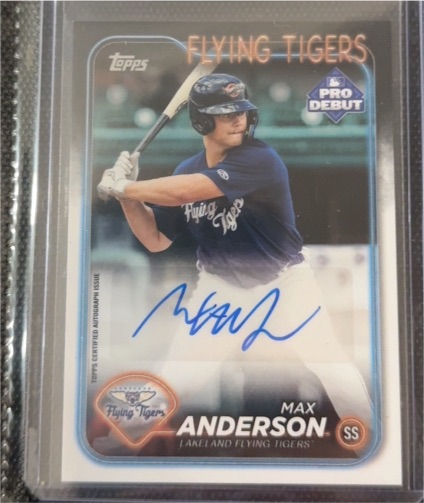 2024 Topps Pro Debut #PD-173 Max Anderson — front