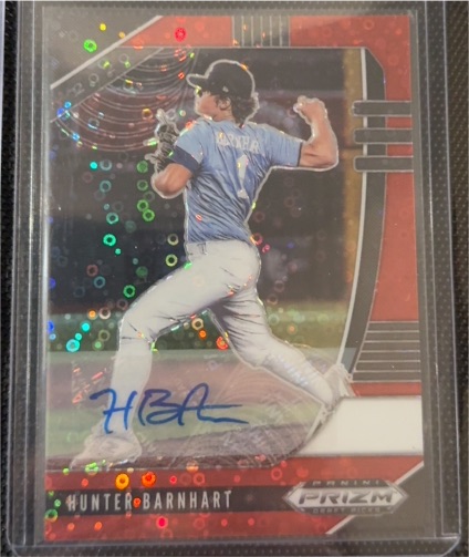2020 Panini Prizm Draft Picks #PDP96 Hunter Barnhart — front
