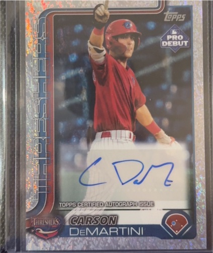 2025 Topps Pro Debut #PD-152 Carson DeMartini — front