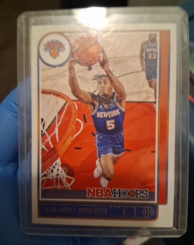 2021-22 Panini NBA Hoops #187 Immanuel Quickley — front