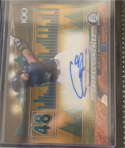 2024 Bowman Scouts Top 100 #48 Gabriel Gonzalez — front