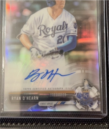 2017 Bowman Chrome #CPA-ROH Ryan O'Hearn — front