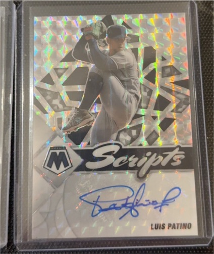 2022 Panini Mosaic Scripts #SC-LP Luis Patino — front