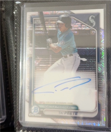 2024 Bowman Chrome #BMA-TP Tai Peete — front