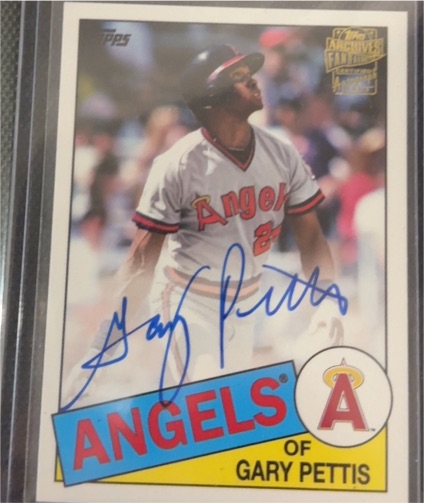 2018 Topps Archives Fan Favorites Autographs #FFA-GP Gary Pettis — front
