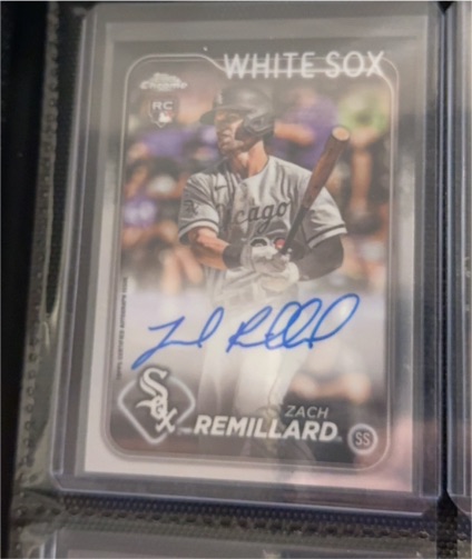 2024 Topps Chrome Rookie Autographs #RA-ZR Zach Remillard — front