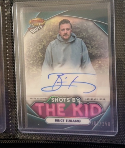 2024 Bowman's Best #TK-13 Brice Turang Shots By The Kid — front