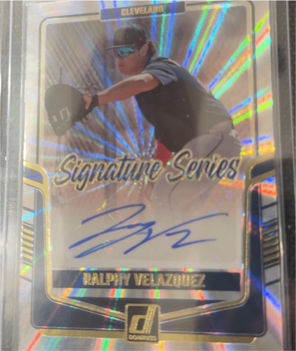 2024 Panini Donruss Signature Series #SS-RV Ralphy Velazquez — front