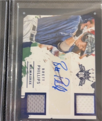 2016 Panini Diamond Kings DK Materials Signatures #DKS-BT Brett Phillips — front