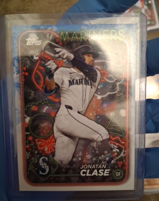 2024 Topps Holiday #H14 Jonatan Clase — front