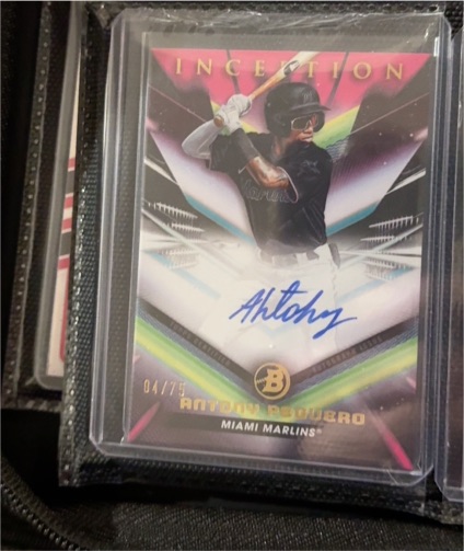 2023 Bowman Inception #BPA-APO Antony Peguero — front