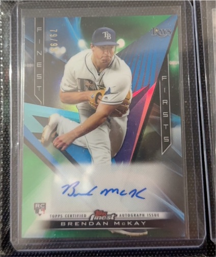 2020 Topps Finest Firsts #FFA-BM Brendan McKay — front