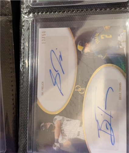 2025 Topps Dynamic Duals #21G Sal Frelick/Brice Turang — front