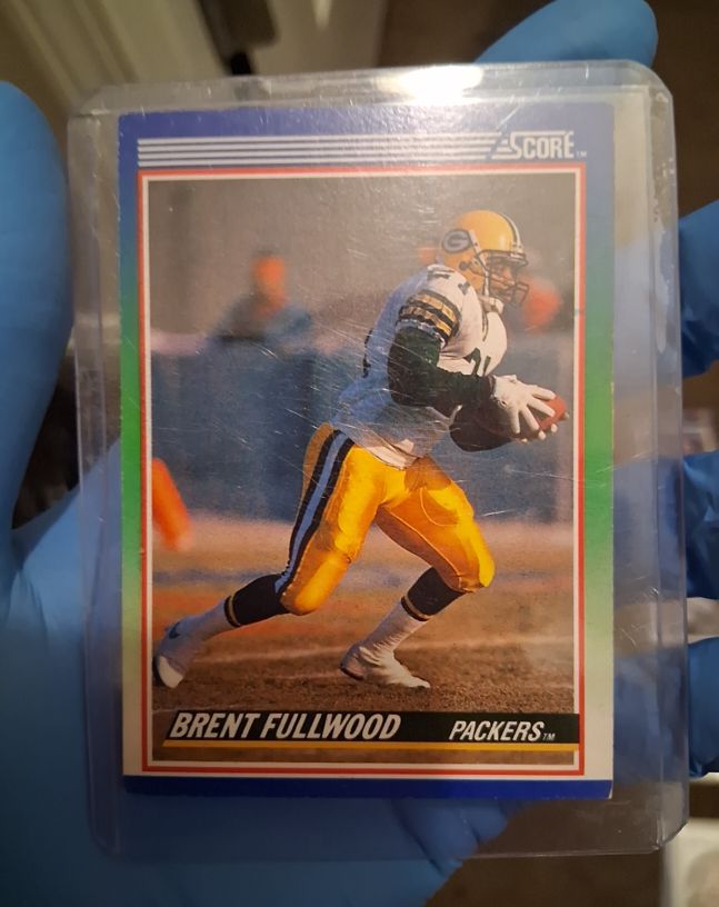 1990 Score #6 Brent Fullwood — front