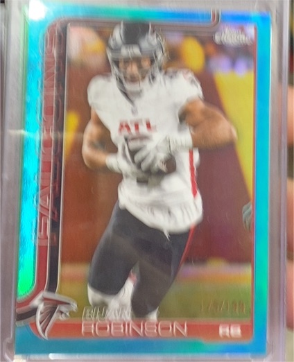 2025 Topps Chrome #16 Bijan Robinson — front